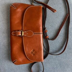 Patricia Nash Brown Leather Crossbody Bag